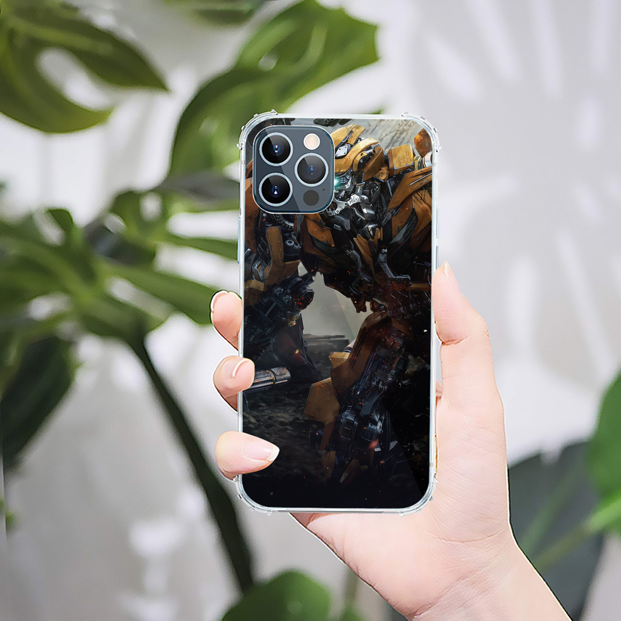（画像用） Transformers トランスフォーマー 【iPhone 12シリーズ対応】透明スマホケース（クリアソフトケース）